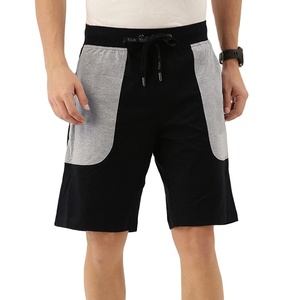 High Street Style Men's Solid Polyester/Cotton Quick Dry Breathable Plus Size Shorts OEM Service Custom Brand - Product Image 2