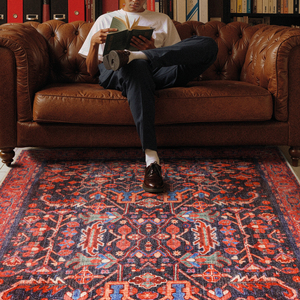 Tapis persan rouge vintage turc Art Déco, tapis Kilim turc vieilli, tapis tribal bohème, fournisseur OEM ODM - Product Image 6