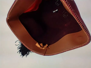 Vintage Masonic Shriner Fez Hat Maroon Felt Tassel Freemasons Masonic Hat - Product Image 6