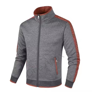 Nueva llegada 100% algodón transpirable y ajustable diseño personalizado color sólido ropa deportiva nuevo último diseño chándales para hombre - Product Image 2