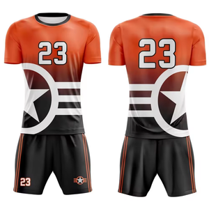 Kits d'uniformes de football de football personnalisés OEM séchage rapide et respirant confortable grande taille conception personnalisée prix bon marché vente en gros - Product Image 6