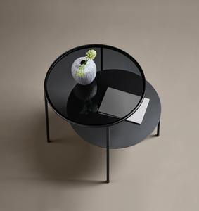 Nested <b>Tables</b> Black Powder Coated <b>Round</b> Coffee <b>Table</b> Handmade Customized Elegant Black <b>Table</b> Modern Home Furniture - Product Image 2