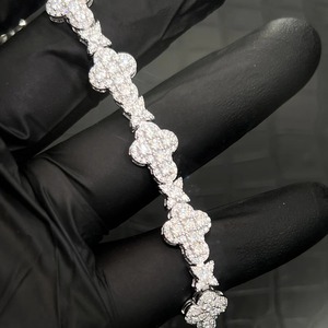 Hip Hop Style Premium Qualité Hommes Femmes Cubain Lien Chaîne Collier Diamant Moissanite Cubain Chaîne Motif Dernière Conception - Product Image 6