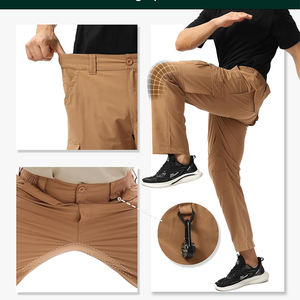 Pantalones Cargo de Cintura Alta con Bolsillos Grandes para Hombre y Mujer, Ajuste Delgado, Holgados, Camuflaje, Impermeables, al por Mayor - Product Image 3
