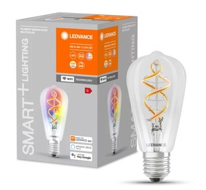 Lámpara LED inteligente regulable de cristal estándar 2700K 4.5W 300Lm E27 (Ledvance 4058075609914) - Product Image 2