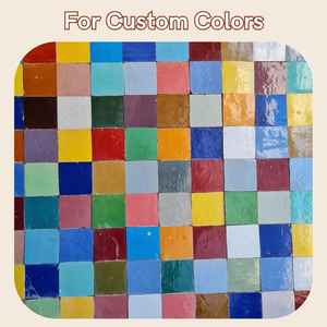 Mesa auxiliar de mosaico deslumbrante: Arte iridiscente-mesa de centro azul-mesa auxiliar-Decoración de sala de estar-regalo - Product Image 3