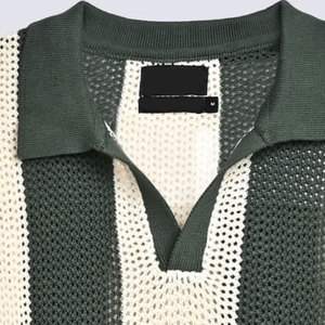 Fait sur mesure hommes décontracté tricoté pour polo nouveau design avec des caractéristiques respirantes et anti-rides services OEM disponibles - Product Image 5