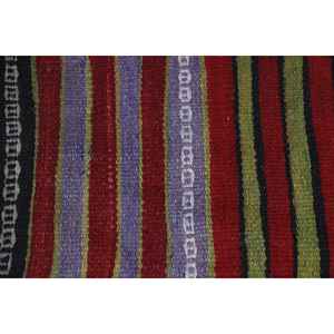 Alfombra Turca de Lana de 5.2x7.5 pies, Color Rojo Púrpura con Borde - Product Image 5