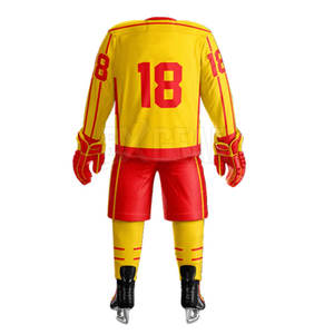 Lightweight And Durable Ice Hokey Uniform With <b>Elastic</b> <b>Waistband</b> 100% Polyester Fabric Designed For Player - Product Image 4