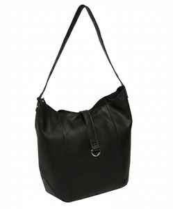 <b>Black</b> Soft Genuine Leather Vintage Fashion Women's Hobo Bag <b>Large</b> Shoulder Tote Slouchy <b>Handbag</b> Two Straps Casual Daily Work USA - Product Image 4