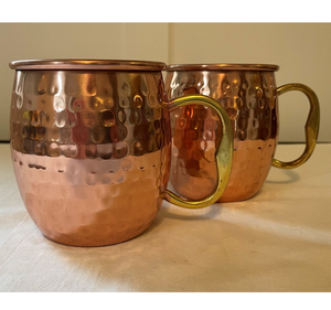 แก้วทองแดง100% เป็นมิตรกับสิ่งแวดล้อมพิมพ์ซับลิเมชันสำหรับใช้ดื่มในบ้านแก้วมักทำจากทองเหลือง - Product Image 1