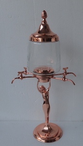 Fuentes de Absenta Lady, de la Mejor Calidad, en Latón y Vidrio, 1500-2000 ml, Diseño Clásico, Hechas a Mano para Vino - Product Image 4