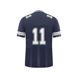 Jersey de Fútbol Americano Personalizado de Alta Calidad OEM, 100% Poliéster, Diseño Personalizado, Transpirable, de Secado Rápido, Opción de Talla Grande, Logotipo Personalizado - Product Image 2