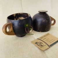 Tasse à vin de noix de coco au meilleur prix, coquille de noix de coco, tasse pour crème glacée ou tasses à boire, noix de coco