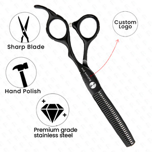 Tijeras de Texturizado al por Mayor, Tijeras de Mezcla con Marca Personalizada, Tijeras de Texturizado para Barbería, Proveedor OEM ODM de Bahasa Pro - Product Image 3