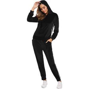 เสื้อวอร์มผ้าคอตตอนแขนยาวของผู้หญิงเสื้อลำลองผ้าคอตตอนไซส์ใหญ่พิเศษแบรนด์แฟชั่น - Product Image 4