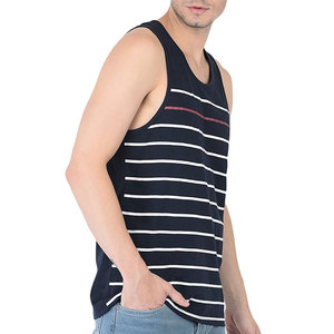 Gym Wear Running O-Neck Solid Pattern Casual Style Men <b>Tank</b> <b>Top</b> for sale - Product Image 3