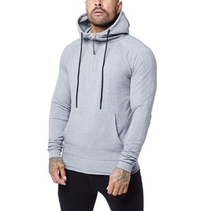 Trendy Embroidered <b>Quarter</b> <b>Zip</b> Oversized Hoodie | 100% Cotton <b>Fleece</b> Winter Sportswear Custom OEM - Product Image 1