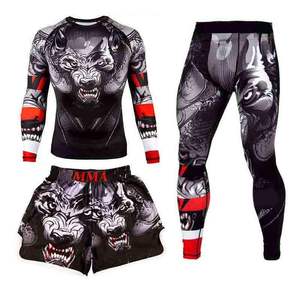 Rashguard de BJJ No-Gi, Camiseta de Compresión de MMA, Aprobada por la IBJJF, Equipo de Entrenamiento Sublimado Personalizado, Hecho en Pakistán - Product Image 1