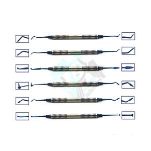 Emballeur de cordon gingival dentaire 3 pièces avec dentelure Placement du cordon atraumatique en acier inoxydable - Product Image 6