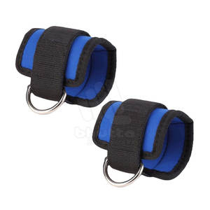 Lests de cheville réglables en nylon pour le sport, sangles de cheville antidérapantes pour l'haltérophilie, entraînement des jambes en salle de sport - Écologiques - Product Image 3