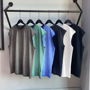 Chalecos sin Mangas para Hombre, Estilo Urbano, Lavado Ácido, Desgastado, Tendencia Streetwear, Venta al Por Mayor, Tallas Grandes - Product Image 3
