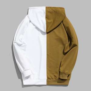 2020 Sudadera con capucha de entrenamiento de gimnasio personalizada con estampado lateral a rayas Sudadera con capucha de algodón polar - Product Image 3