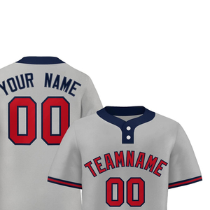 Camiseta de Béisbol Profesional Unisex, 100% Poliéster, Duradera, Transpirable, Absorbe la Humedad, Antibacteriana, Diseño de Dos Botones - Product Image 4