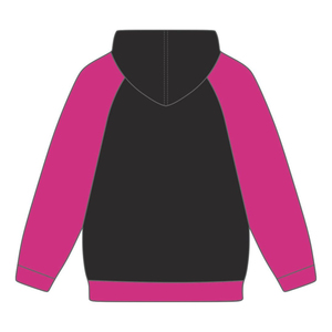 Pull à capuche à manches raglan Delta Psi Rho Sorority Noir 80 Coton Remplir les vides Greek Life Casual Wear Hoodies - Product Image 3