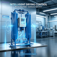 Sécheur d'air déshydratant industriel 13,8 Nm³/min 380V, sécheur d'air comprimé régénératif chauffé pour compresseur d'air