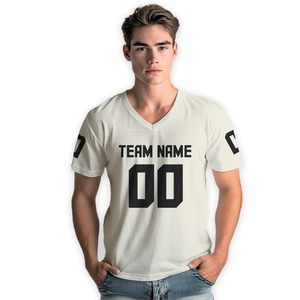 2025 personnalisé surdimensionné Football rue mode T-shirt hommes maille Boxy football maillot ensemble - Product Image 6