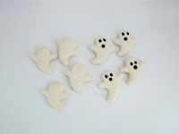 Fournitures artisanales en feutre 100% laine pour enfant, fantôme d'Halloween, fait à la main, commerce équitable, décorations de fête, livraison gratuite