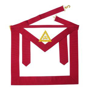 Tablier en peau d'agneau compagnon arc royal irlandais Design élégant à la mode - Product Image 3