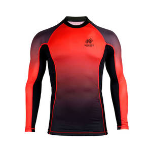 Rash Guard para hombre superventas, diseño personalizado y transpirable, precio de fábrica, producto de gran oferta - Product Image 1