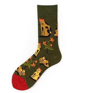 Custom Printed logo High Quality <b>Socks</b> For <b>Men</b> 100% Cotton Breathable Soft and Warmth Trendy Stretchable Mid Length <b>Men</b> <b>Socks</b> - Product Image 2