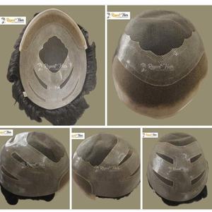 REGENT EU Nueva llegada 100% Remy Human Toupee para hombres Onda natural Trama atada a mano recta Calidad Premium disponible para - Product Image 6