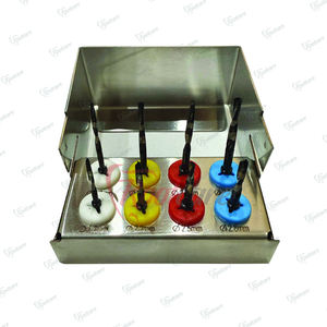 Top Vente Chaude Article Rootcare 8 Pcs Implants Dentaires Linderman Drill 1.8,2.2,2.5,2.8mm Long & Court Noir Implant Chirurgie Outils - Product Image 1