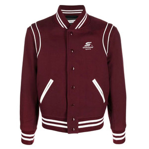 เสื้อแจ็คเก็ต Letterman แบบสั่งทำพิเศษ ผลิตจากผ้าฝ้ายผสมที่ทนทาน เหมาะสำหรับโรงเรียน ชมรม และทีม - Product Image 1