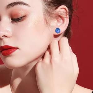 Nouvelle conception, boucles d'oreilles à clous originales en forme de cœur, personnalisées avec une photo, sublimation, argent sterling 925, sertissage en bezel, cadeau de fête - Product Image 3