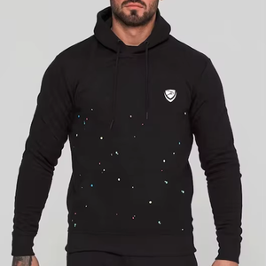 Pull d'hiver streetwear en gros, impression de logo personnalisée, tissu polaire, impression DTF, coloré, 100% coton, écologique, rapide - Product Image 4