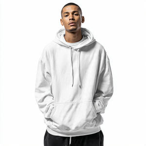 Sweat à capuche ample 500 GSM pour homme, sweat à capuche à épaules tombantes, hauts pour homme, streetwear d'hiver, sweat à capuche surdimensionné pour homme - Product Image 1