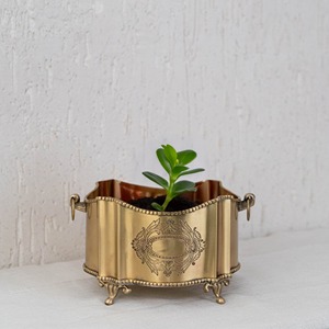 Enfriador de vino de fiesta Rectangular grande de lujo de 10L de acero inoxidable con doble latón y artesanías para bebidas y asuntos elegantes - Product Image 4