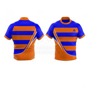 Maillot de rugby 100% polyester de qualité supérieure avec logo personnalisé et maillot de rugby de sublimation maillot de rugby de couleur personnalisée - Product Image 6