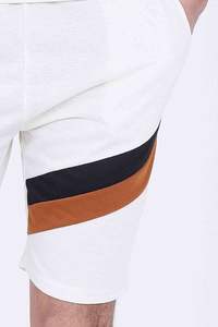 Logotipo personalizado Hombres de alta calidad 100% Conjuntos de algodón Ropa deportiva para hombre Conjuntos cortos Trajes de 2 piezas Moda Verano Chándales Conjunto informal - Product Image 3