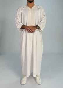 Ropa Islámica, Thobe de Manga Larga para Hombre, Jubba Árabe, Vestido Árabe, Caftán para Hombre Musulmán - Product Image 4