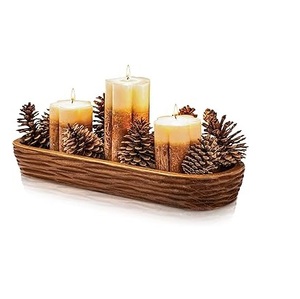 Tazón de Madera Pulida 100% Natural, Moderno y Ecológico, Multiusos para el Hogar, Hoteles y Restaurantes, Gran Venta - Product Image 4