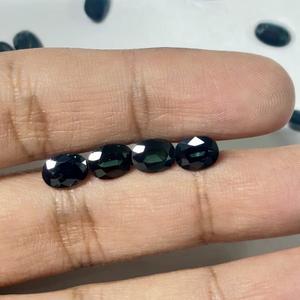 Zafiro Verde Natural, Forma Ovalada, Facetado, Gema Suelta para Joyería, Precioso, Certificado, de 2x4 mm a 8x10 mm - Product Image 1