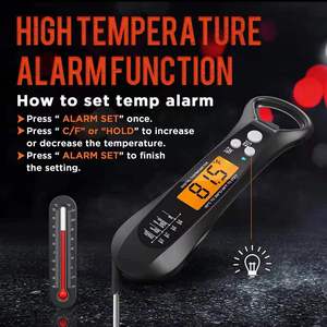 Báo Động Điện Tử Thịt Nướng Thự<span class=keywords><strong>c</strong></span> Phẩm Ngay Lập Tứ<span class=keywords><strong>c</strong></span> Đọ<span class=keywords><strong>c</strong></span> Thịt Nhiệt Kế Kỹ Thuật Số Nhiệt Kế Với Mở Chai Đượ<span class=keywords><strong>c</strong></span> Xây Dựng Trong Nam Châm Đèn Nền - Product Image 4