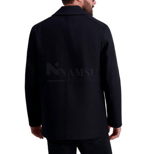 Chaqueta de lana para hombre hecha a medida de gran tamaño más vendida Chaqueta de lana para hombre de precio barato de último diseño - Product Image 3
