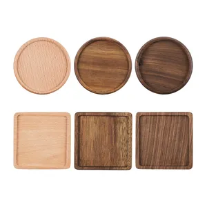 Juego de Posavasos de Madera Duraderos Más Vendidos para Escritorios de Oficina, Restaurantes, Mesas de Cafetería y Bebidas Diarias Disponibles al Mejor Precio - Product Image 2